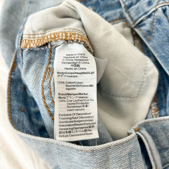 Madewell The Perfect Vintage Jean Light Wash High Rise Straight Leg 26 EUC - Picture 6 of 10